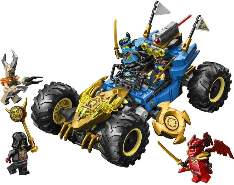 لگو 387 تکه سری Ninjago مدل Jay's Transforming Car کد 71856