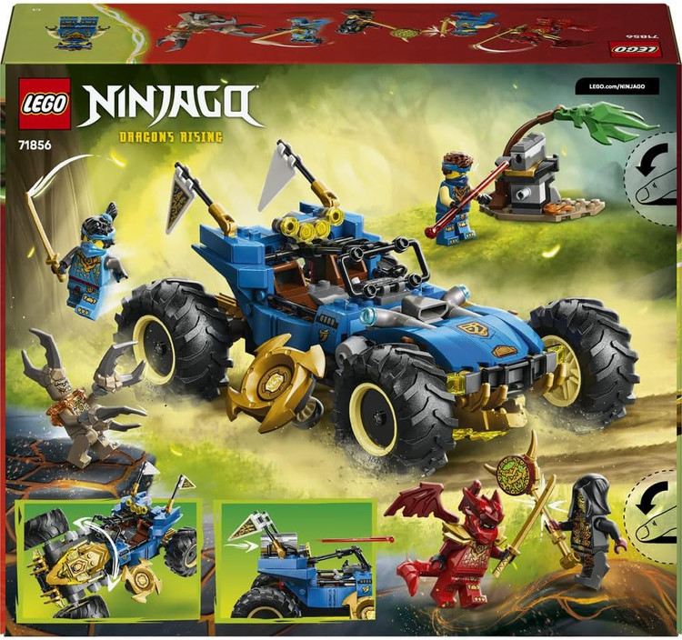 لگو 387 تکه سری Ninjago مدل Jay's Transforming Car کد 71856