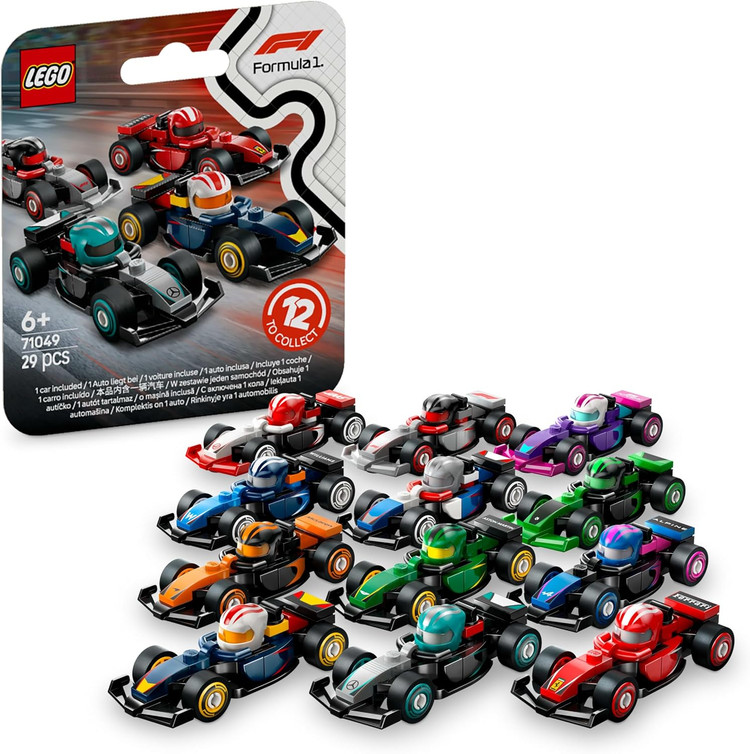 لگو 29 تکه سری Minifigures مدل F1 Collectible Race Cars کد 71049