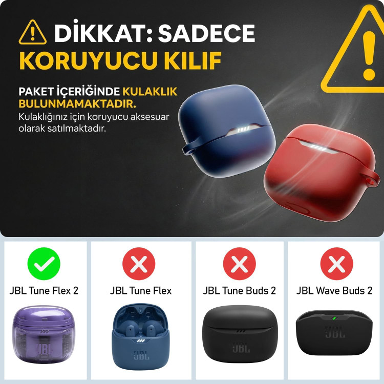 کاور مناسب کیس هدفون جی بی ال Tune Flex 2 مدل Caseonn